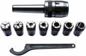 Sp�ndepatron S�t, 9 stk. � 4, 6, 8, 10, 12, 14, 16 mm