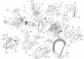 Spare Parts (version 2) Petrol Chainsaw KS 500 B - 94074