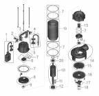 Reservedel (version 1.) PUMPE PRO 2201S