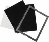Beskyttelsesglas s�t 110x90 mm 4-dele