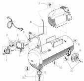 Reservedel (version 9.) KOMPRESSOR 300/10/50 EU