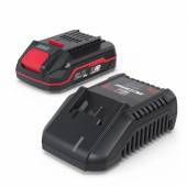 Starter-kit LGAP 18-3020 P � 18 V / 2,0 Ah med 3 A hurtiglader